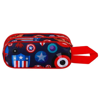 Marvel Captain America Patriot 3D doble pencil case Nerdscape
