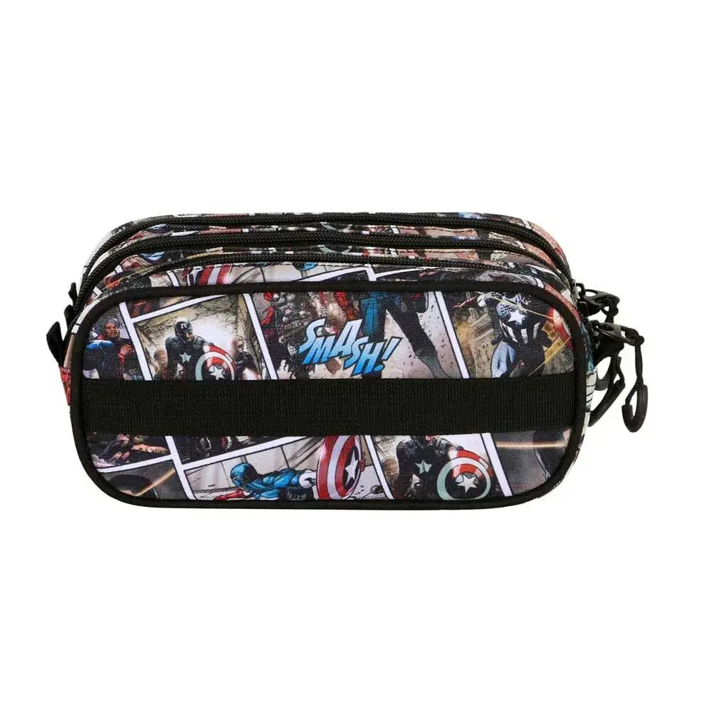 Marvel Captain America Comic triple pencil case Nerdscape