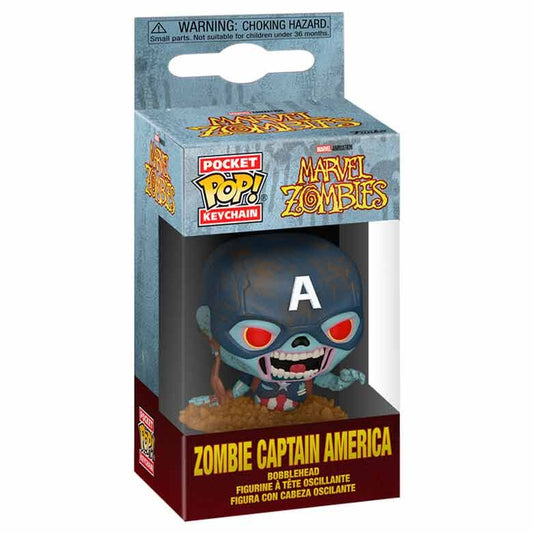 Pocket POP Keychain Marvel - Marvel Zombies Captain America