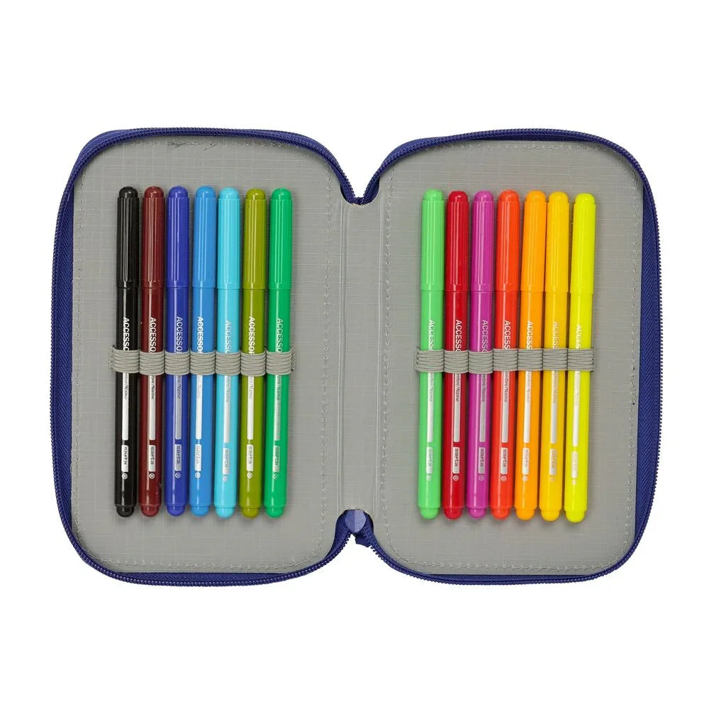 F.C. Barcelona 25/26 double pencil case 29pcs Nerdscape