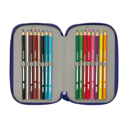 F.C. Barcelona 25/26 triple pencil case 37pcs Nerdscape