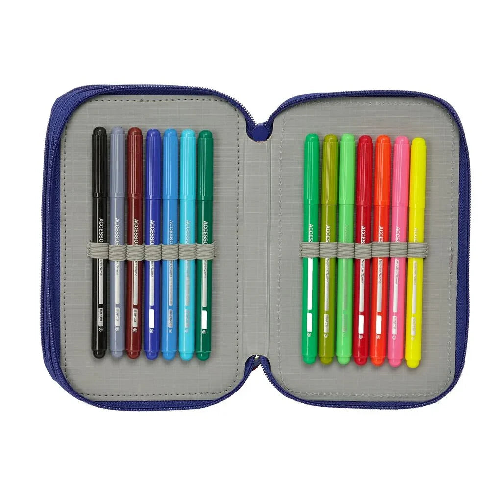 F.C. Barcelona 25/26 triple pencil case 37pcs Nerdscape