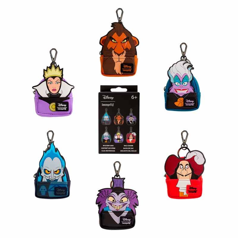 Loungefly Disney Villains Mystery Mini Backpack Keychain - Nerdscape Nerdscape