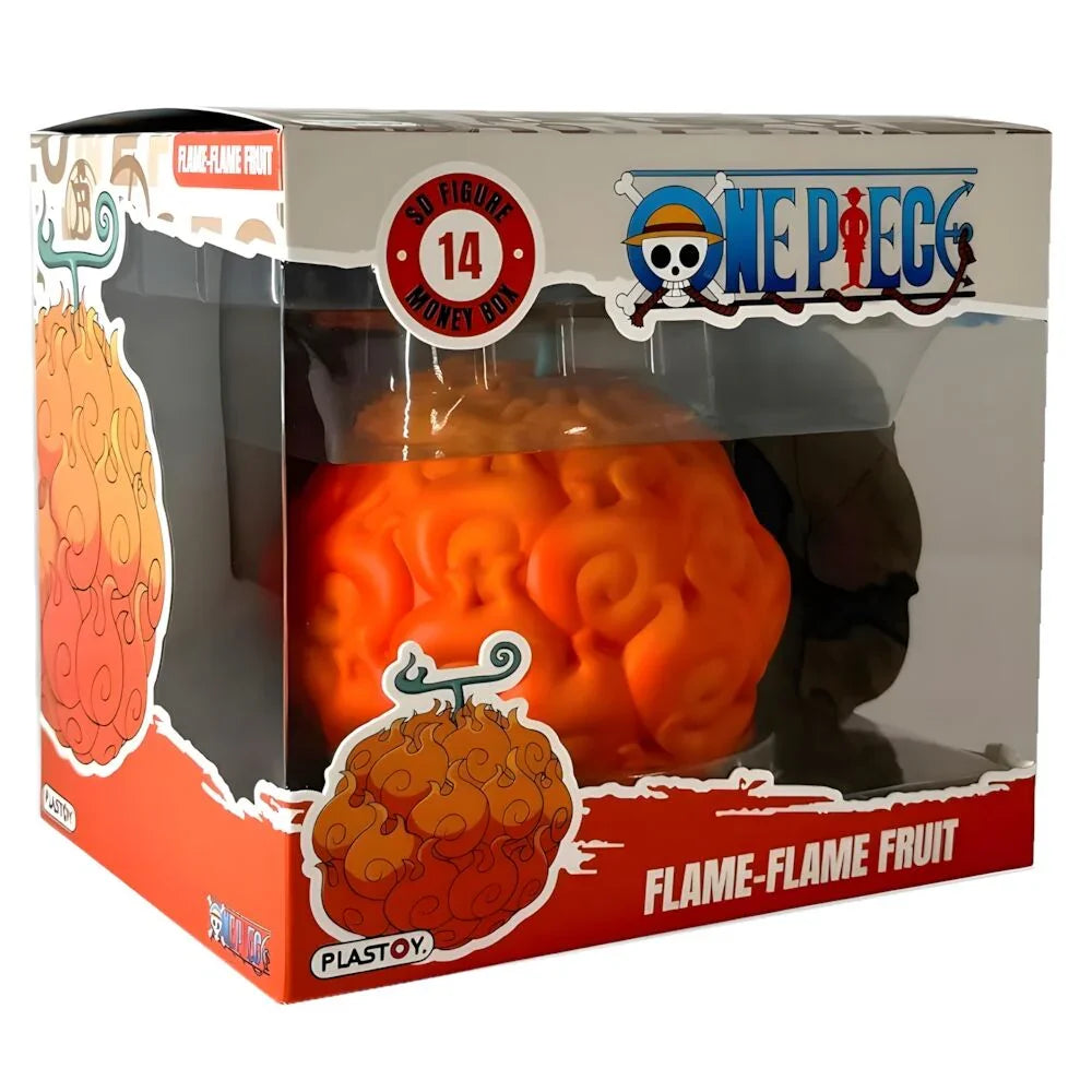 One Piece Flame-Flame Fruit money box figure 8cm Nerdscape