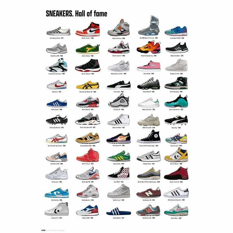 Sneakers Hall of Fame poster Nerdscape