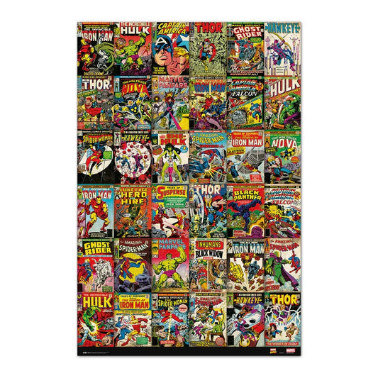 Marvel Comics Poster 91,5x61cm su Carta Glossy 150gr - Figura da Collezione Nerdscape Nerdscape