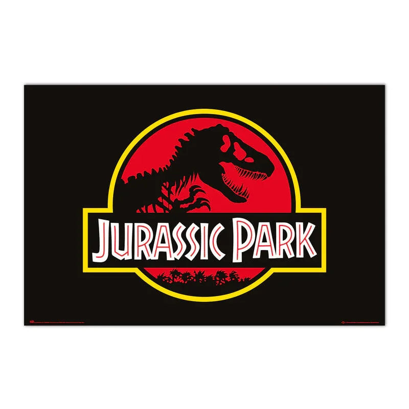 Jurassic Park Poster da Collezione Nerdscape – Stampa Glossy 91,5x61 cm Alta Qualità Nerdscape