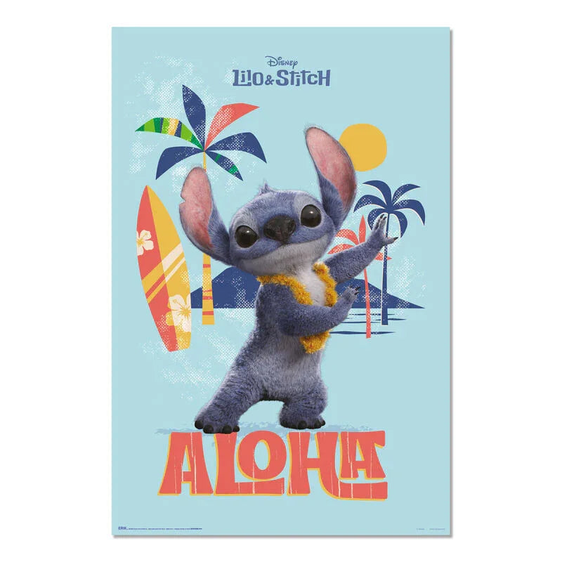 Nerdscape Poster Stitch Live Action Aloha – Collezione Disney Ufficiale 91,5x61 cm Nerdscape