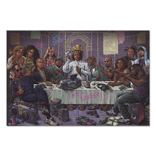 Hip Hop The Last Supper Poster 91,5x61cm Glossy - Nerdscape Collezione Pop Culture Nerdscape