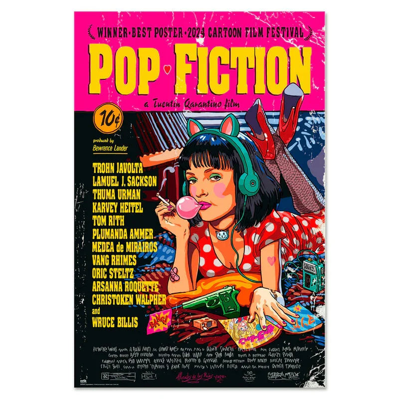 Funko Pop! Pulp Fiction - Figura da Collezione Vinyl Nerdscape Nerdscape
