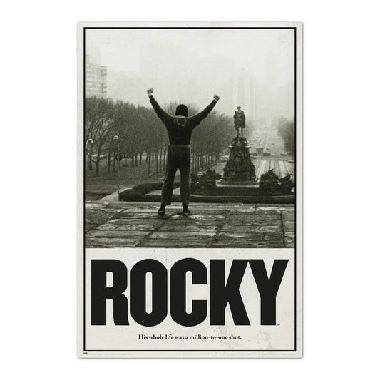 Rocky Balboa A Million To One Shot Poster – High-Quality Glossy Print 91.5x61cm – Nerdscape Nerdscape