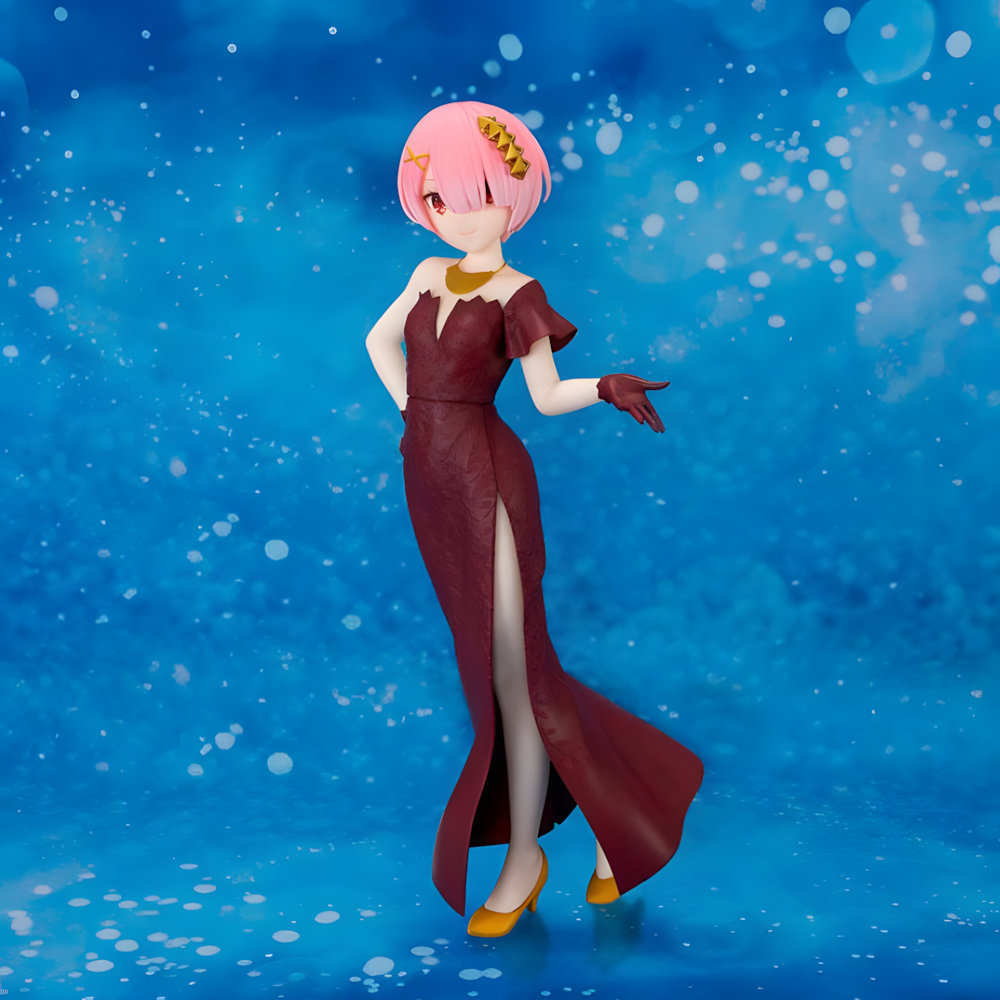 Nerdscape Re:Zero Ram Glitter & Glamours 23cm - Figura da Collezione Nerdscape