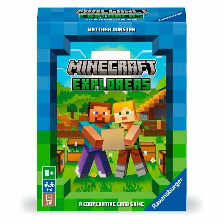 Spanish Minecraft Explorers card game Nerdscape