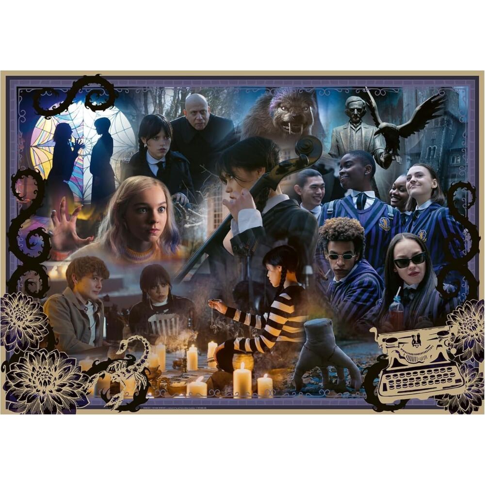 Wednesday puzzle 1000pcs Nerdscape