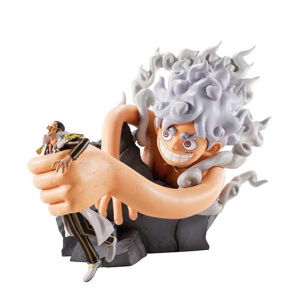 One Piece Monkey D Luffy Gear 5 vs Borsalino Burst of Energy Ichibansho figure 22cm - Nerdscape