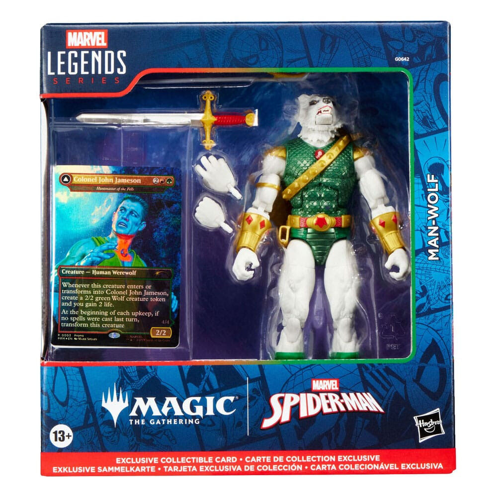 Marvel Spider-Man Man-Wolf Figura da Collezione Magic The Gathering - Nerdscape Nerdscape