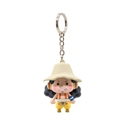 One Piece assorted keychain figures