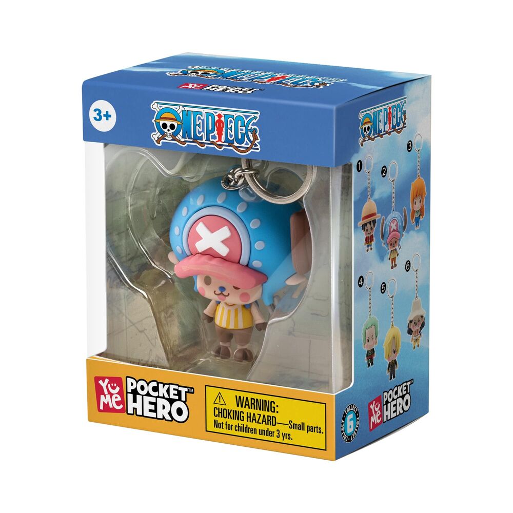One Piece assorted keychain figures
