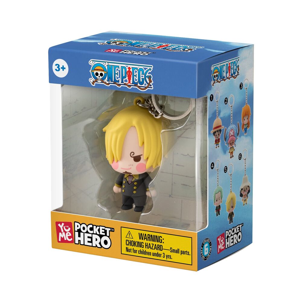One Piece assorted keychain figures