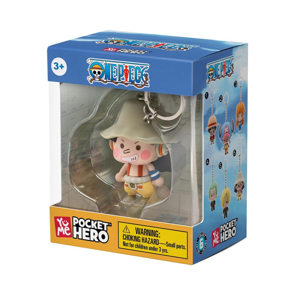 One Piece assorted keychain figures