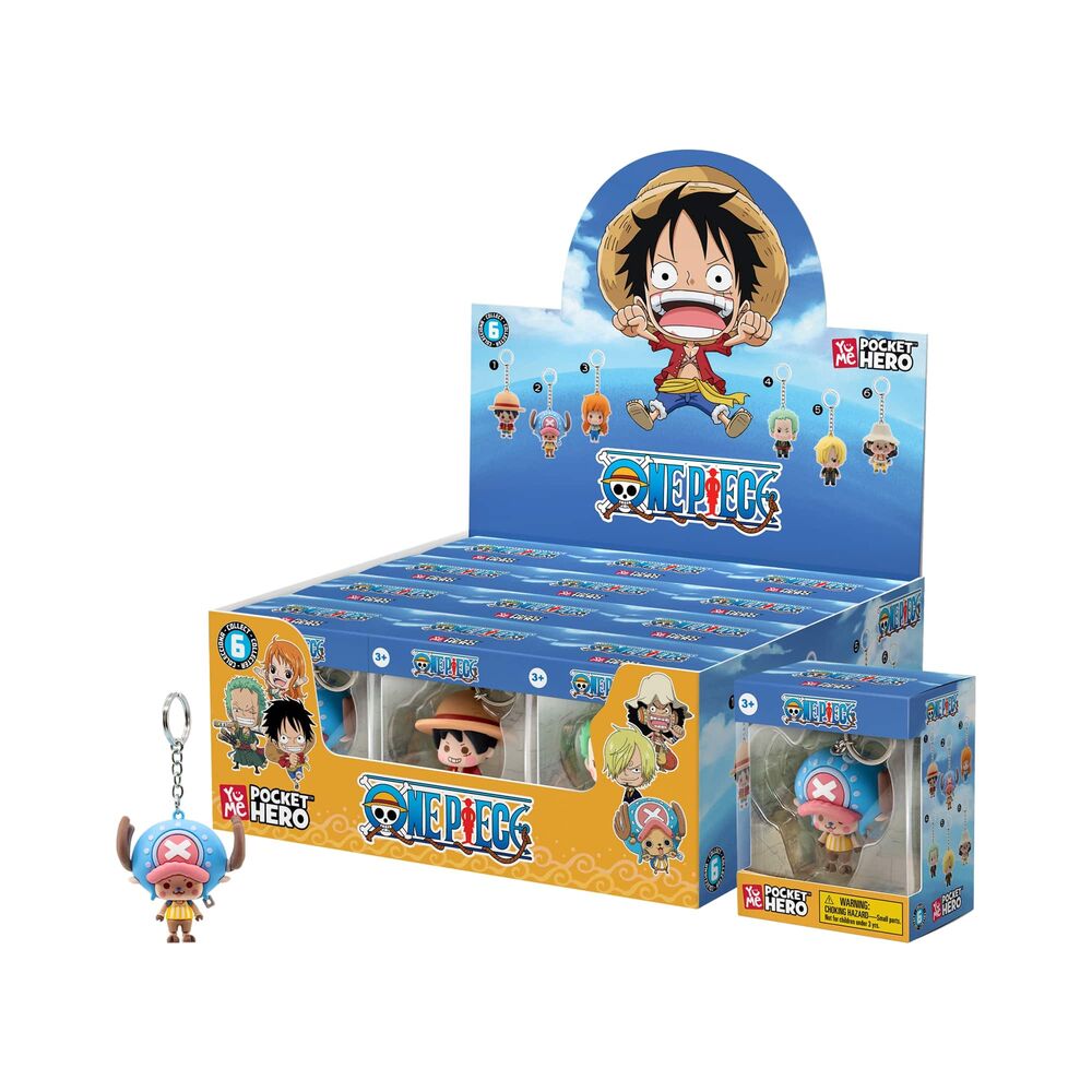 One Piece assorted keychain figures