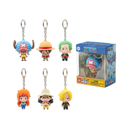 One Piece assorted keychain figures