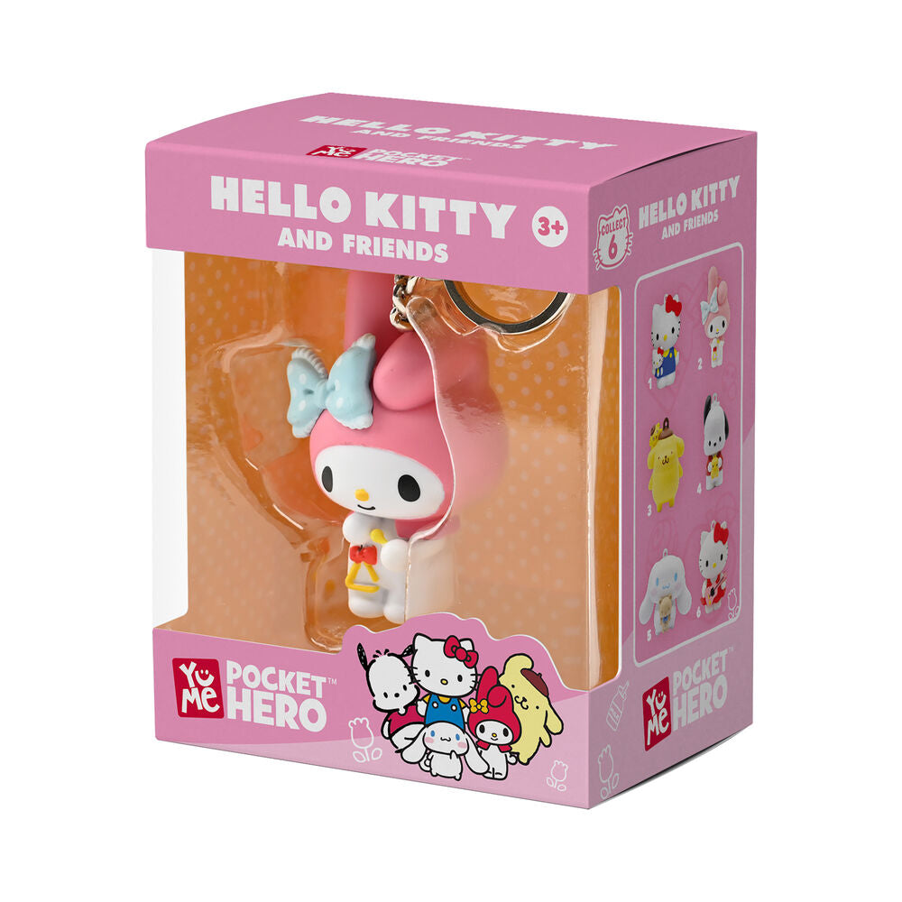 Hello Kitty assorted keychain figures