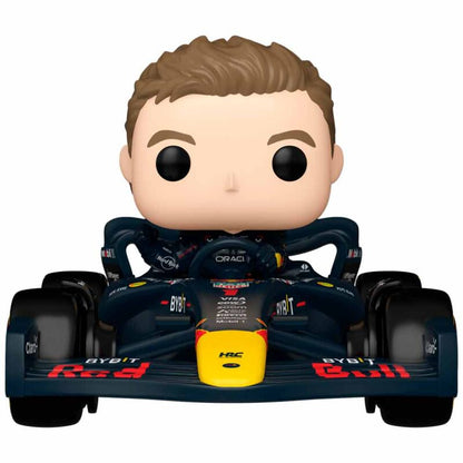 POP figure Rides Super Deluxe Racing Oracle Red Bull Max Verstappen with RB20 - Nerdscape