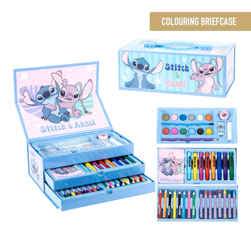 Disney Stitch colouring stationery case Nerdscape