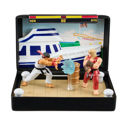 Console Heroes Street Fighter Mega Drive diorama