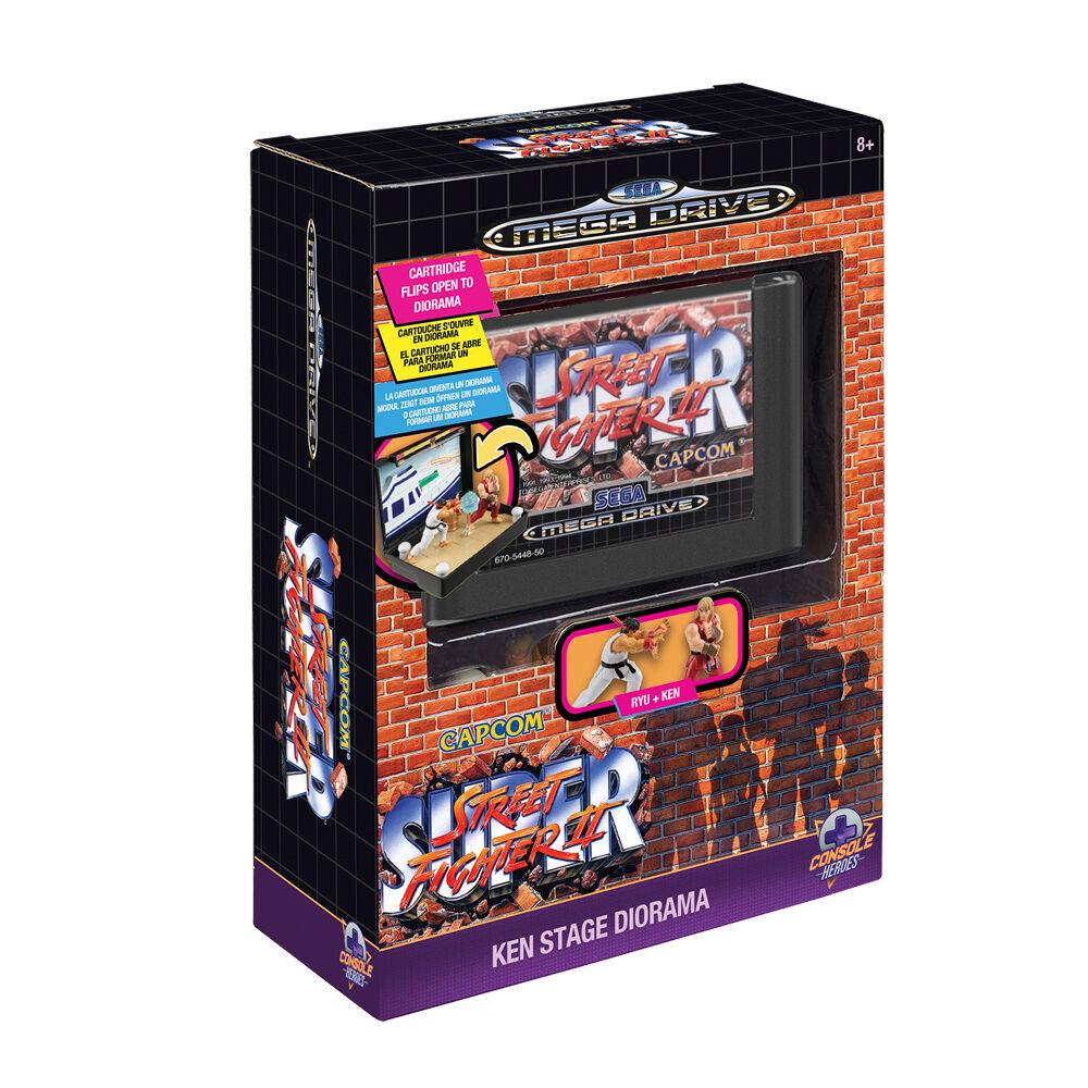 Console Heroes Street Fighter Mega Drive diorama