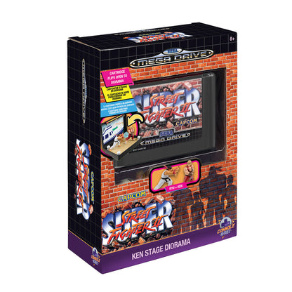 Console Heroes Street Fighter Mega Drive diorama