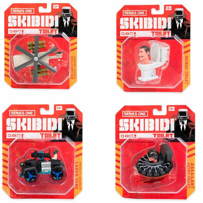 Nerdscape Skibidi Toilet Figura da Collezione 1:64 Nerdscape