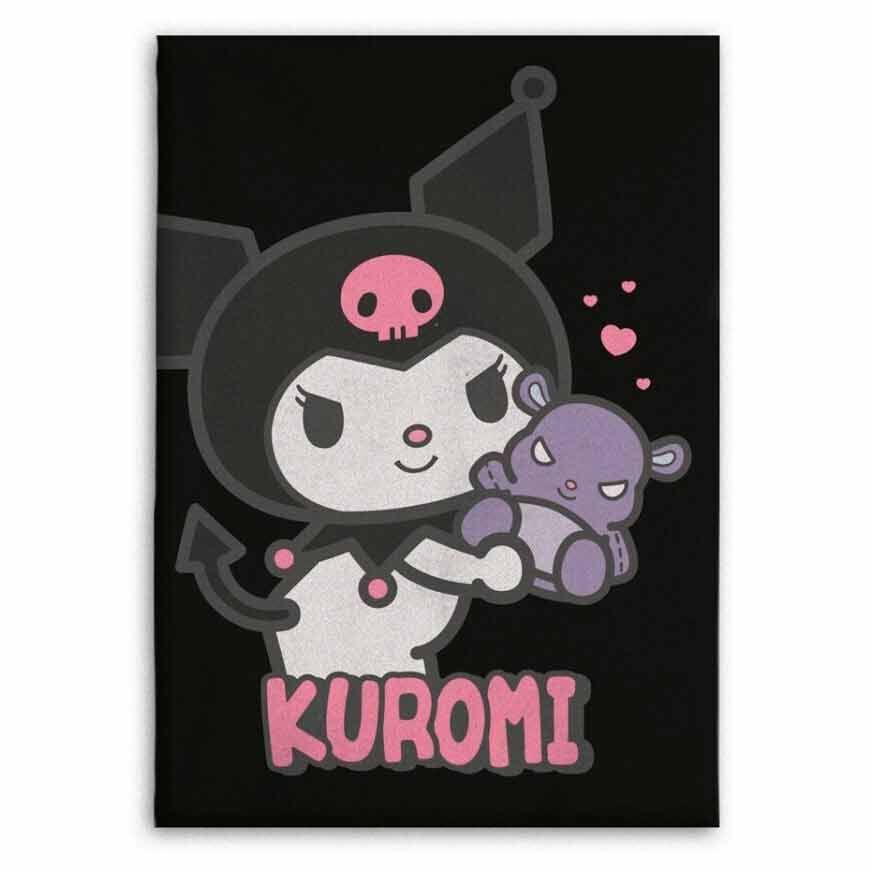 Hello Kitty Kuromi Flannel blanket 110x150cm Nerdscape