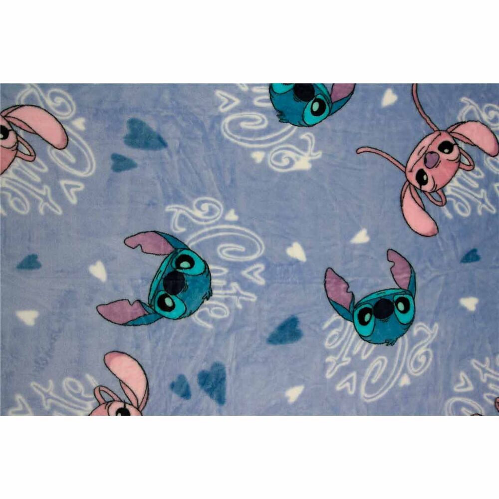 Disney Stitch Coral hooded blanket 120x150cm Nerdscape