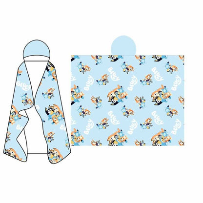 Bluey Coral hooded blanket 120x150cm Nerdscape