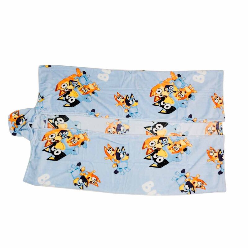 Bluey Coral hooded blanket 120x150cm Nerdscape