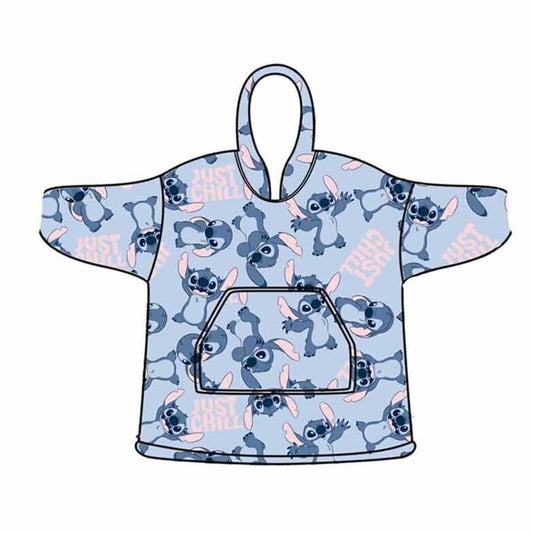 Disney Stitch oversize sweatshirt coat kids coral Nerdscape