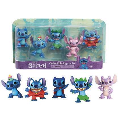 Disney Stitch pack 5 figures 7cm - Nerdscape