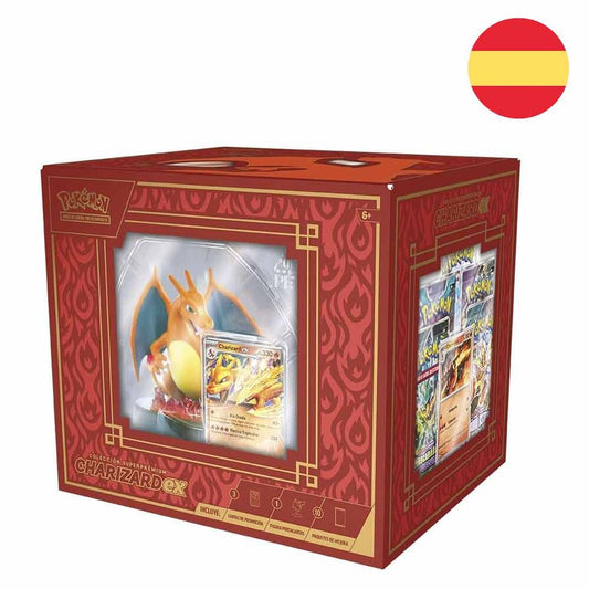 Spanish Pokemon Charizard collectible card game case