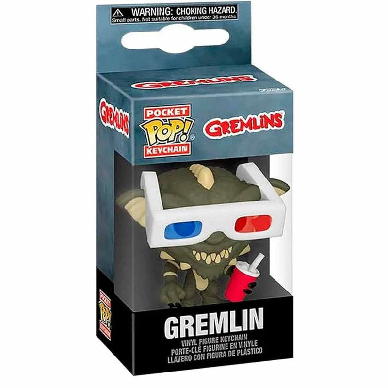 Pocket POP keychain Gremlins Gremlin with 3D Glasses Nerdscape