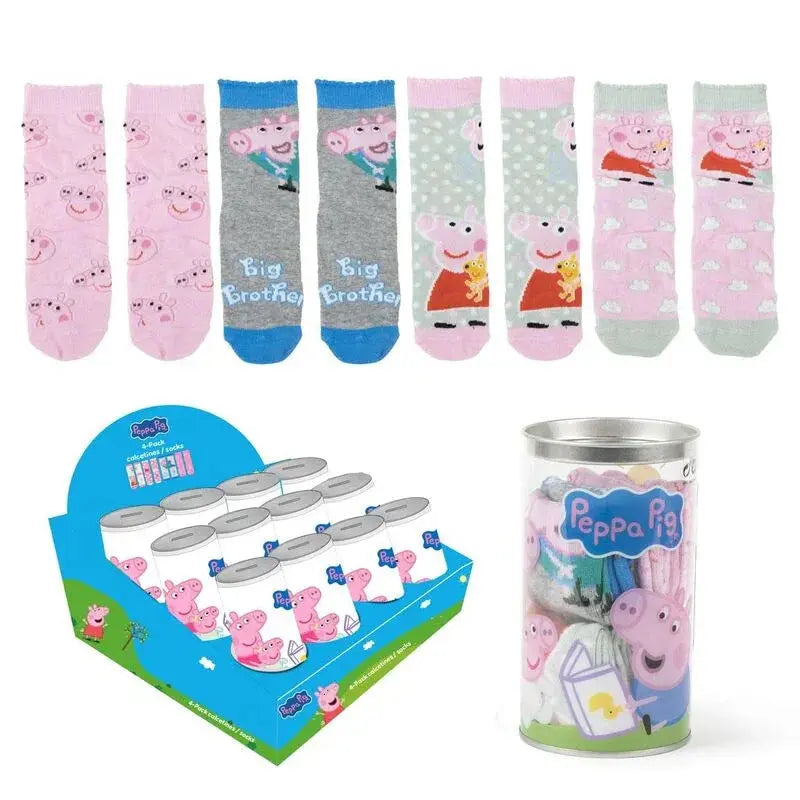Peppa Pig Money box 4 pairs of socks Nerdscape