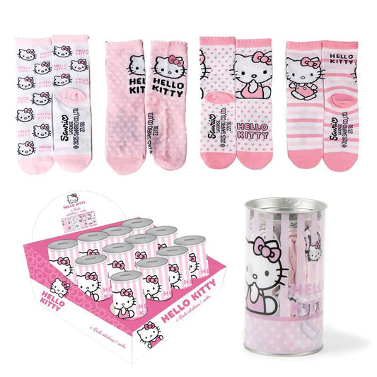 Hello Kitty Money box 4 pairs of socks