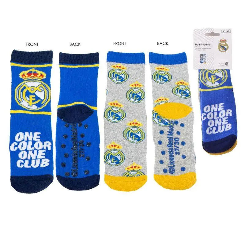 Real Madrid Anti-Slip Socks - Nerdscape Nerdscape