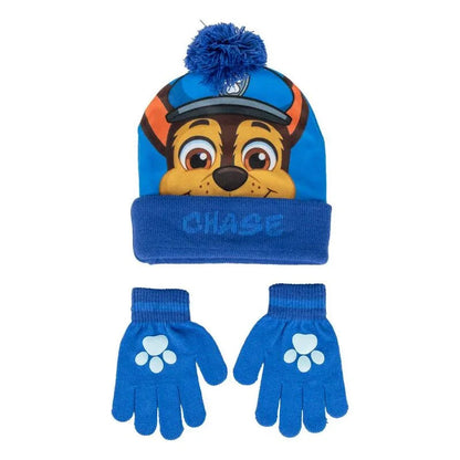 Paw Patrol Chase hat and gloves set Nerdscape