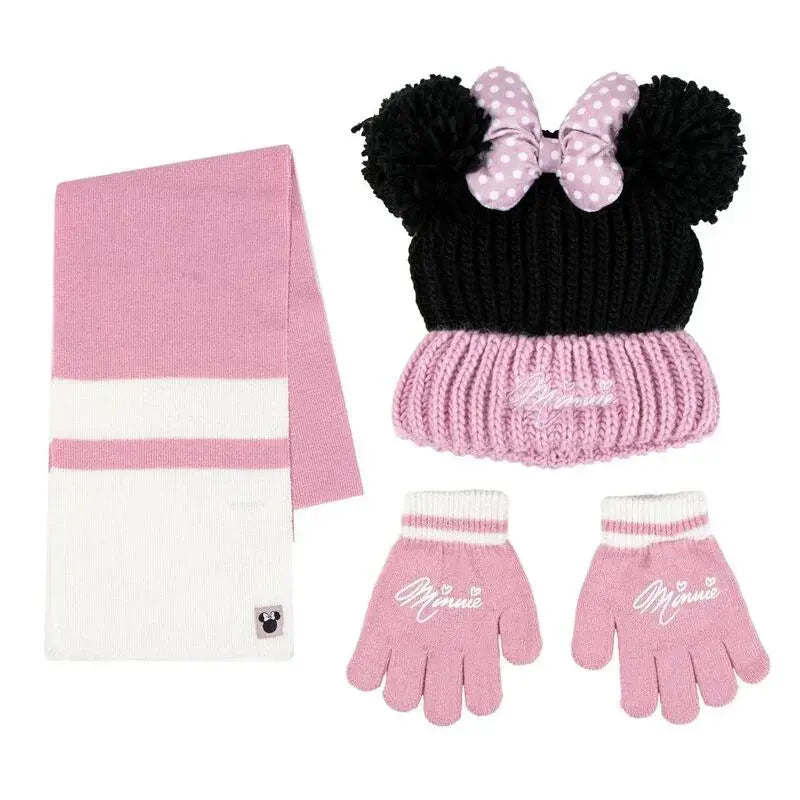 Disney Minnie winter set snood hat gloves Nerdscape