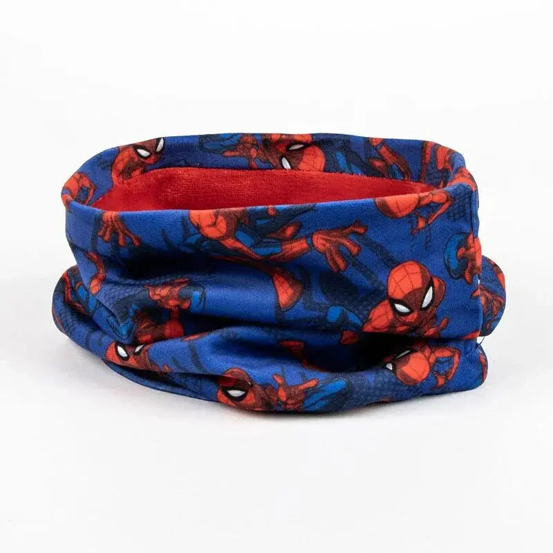 Marvel Spiderman winter set snood hat gloves Nerdscape
