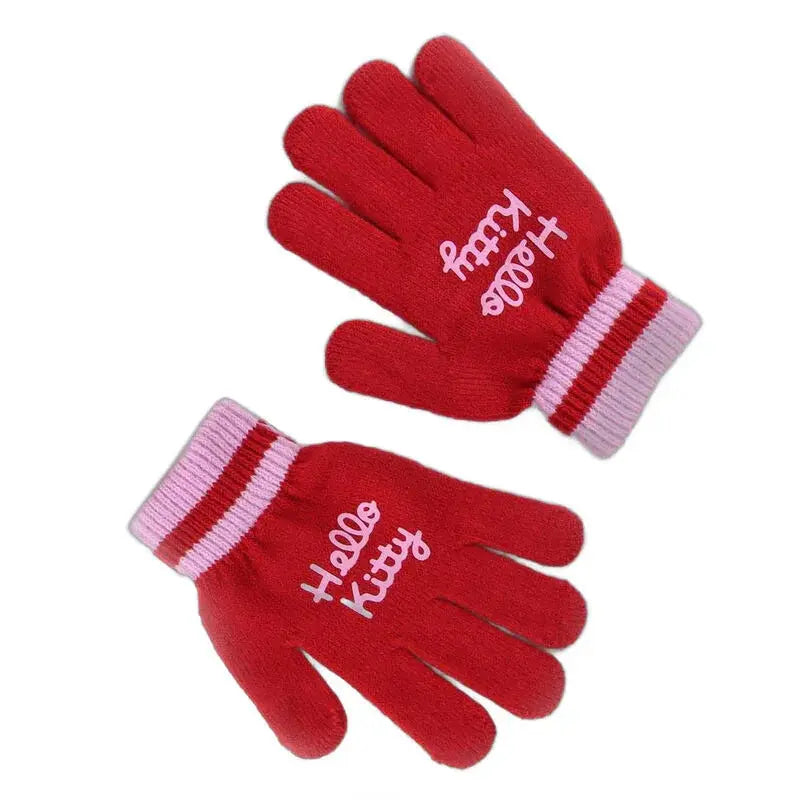 Hello Kitty winter set snood hat gloves Nerdscape