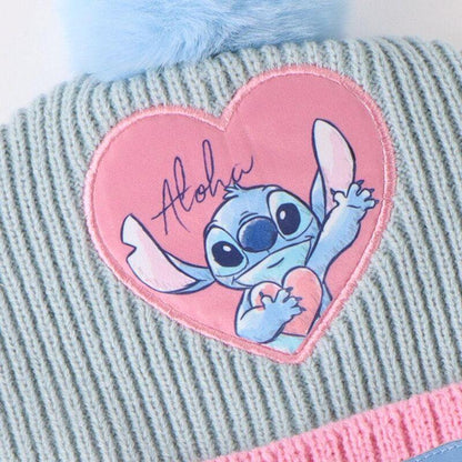 Disney Stitch winter set snood hat gloves Nerdscape