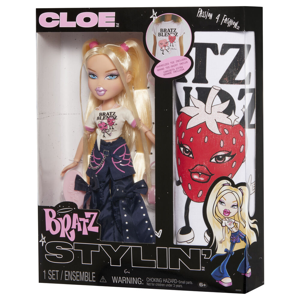 Bratz Stylin Cloe doll + t-shirt Nerdscape